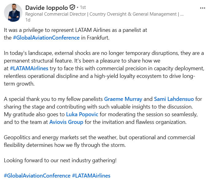 LATAM Airlines reference